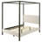 Sybill Vanilla Upholstered Canopy Bed-864751043