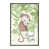 Toile encadrée de bois rustique foncé
