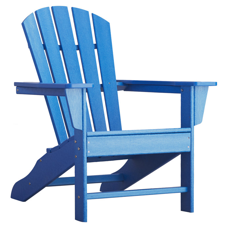 POLYWOOD Palm Coast Adirondack, Pacific Blue