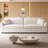 105" Polyester Loveseat Sofa,2 Seater Sofa With 2 Pillows,Sofa Couch,Modern Oversized Sofa For Living Room