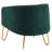 Kashiff Lamb Wool Fabric Upholstered Modern Design Barrel Accent Chair With Armrest-196513413