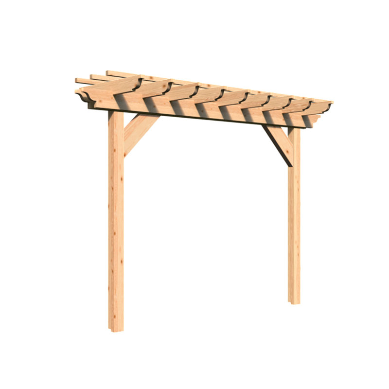 Solid Wood Pergola, 8 ft. W x 4 ft. D