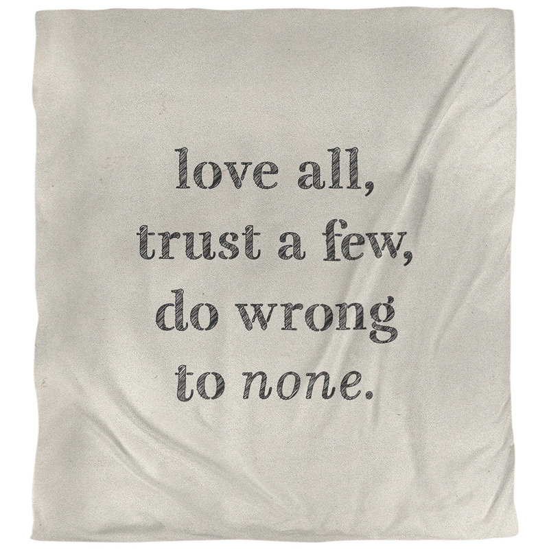 Housse de couette réversible simple Quotes Handwritten Do No Wrong, Housse de couette pour très grand lit, Blanc / Noir