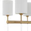 Awyr 8 - Light Steel/Acrylic Chandelier