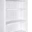 Bibliothèque de 83,4 po de hauteur avec bureau d'écriture, bibliothèque moderne avec bureau d'étude, poste de travail avec tablette de rangement