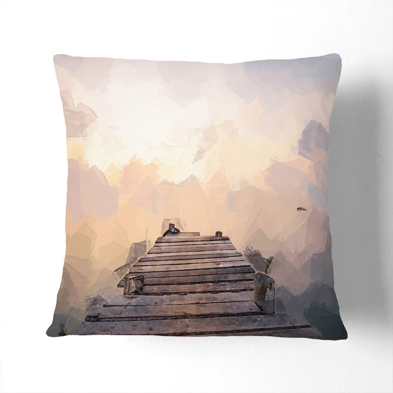 Square Cushion, 55cm H x 55cm W x 20cm D, Stone