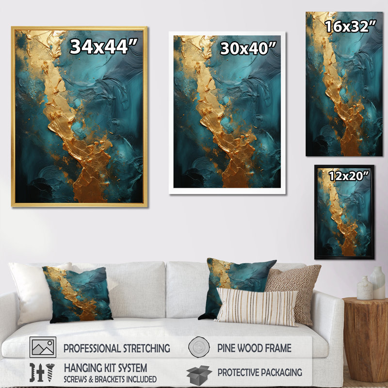 «Midas Forest Spirals II», reproduction sur toile, Toile tendue, H 20 po x l 12 po x P 1 po