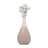 Sculptural Elongated Ceramic Table Vase for Home Decor, Decorative Flower Vase with Smooth Gradient Glaze and Elegant Tapered Silhouette, Perfect for Fresh or Faux Floral Arrangements, Brown-2069984037
