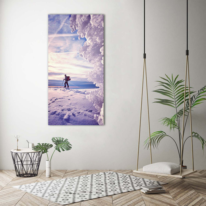 Skier - Wrapped Canvas