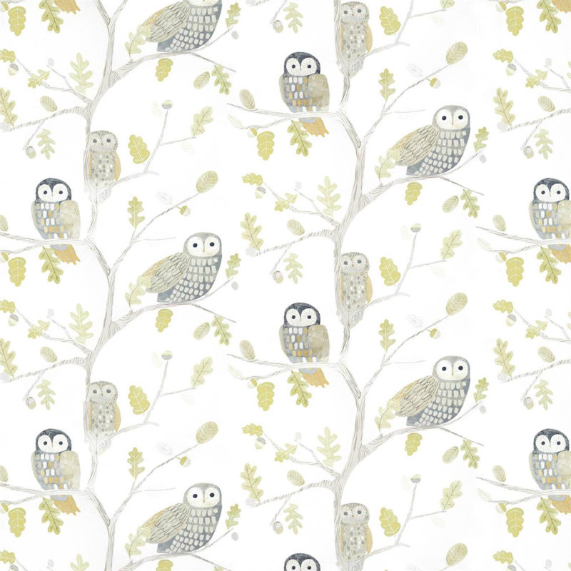 Little Owls 10.05m x 52cm Wallpaper Roll, Kiwi