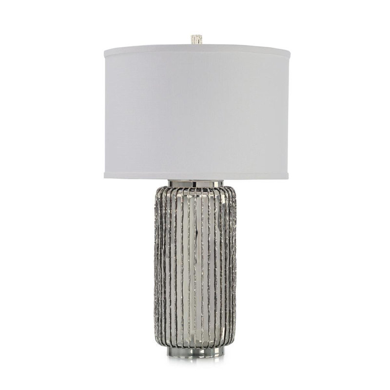 Lampe de table Crista, nickel