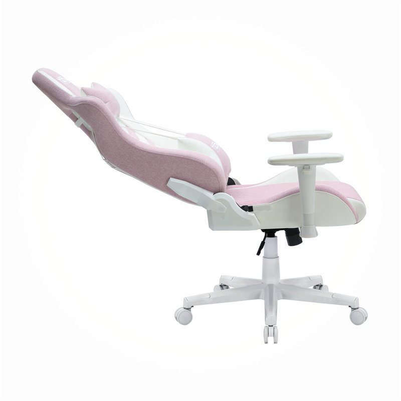 Fauteuil de jeu inclinable, ergonomique et pivotant Techni Sport, Rose