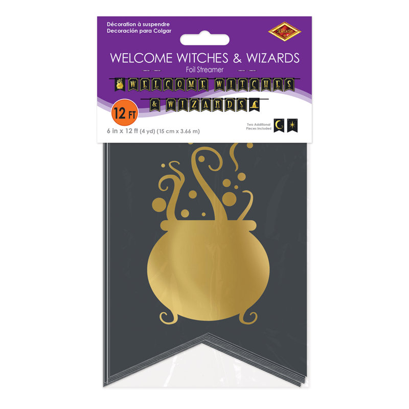 Banderole Foil Welcome Witches & Wizards