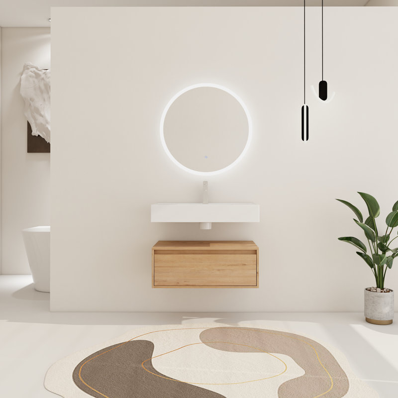  Meuble-lavabo 30 po Fatmata, meuble-lavabo 30 po avec comptoir, meuble-lavabo 30 po, ensemble de meuble-lavabo simple 30 po, meuble-lavabo simple 30 po avec tiroir et lavabo en résine