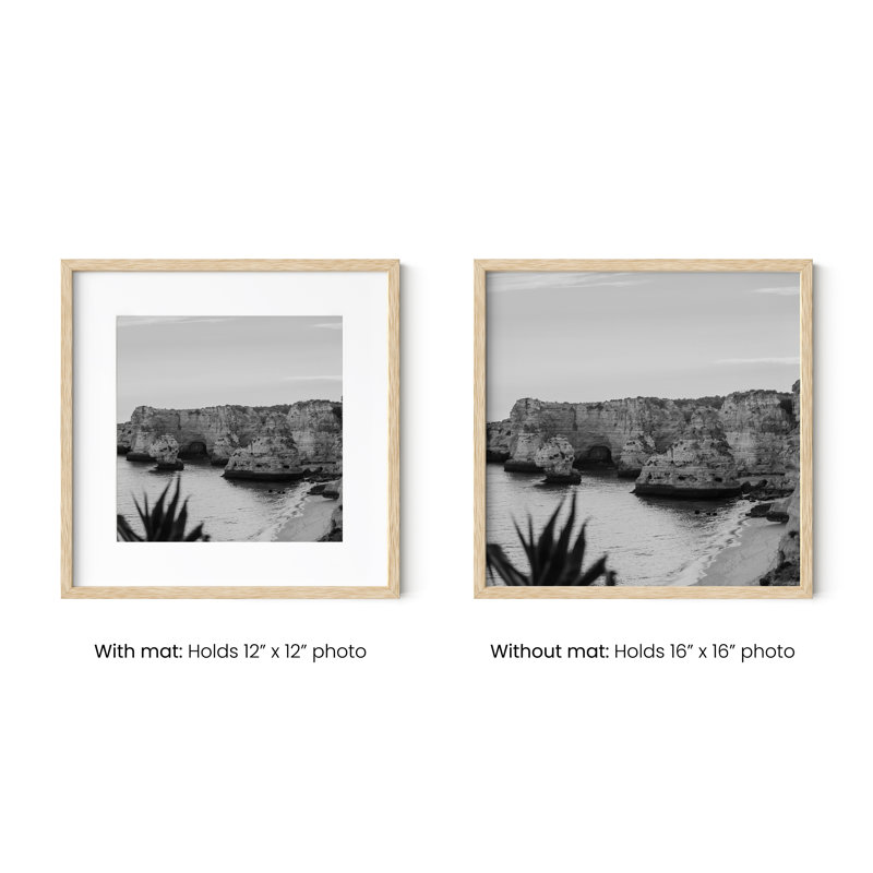 Beige Oak Wood 16" x 16" Gallery Wall Frame Set