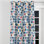 Rideaux Modern Window - rideau à œillets patchwork bleu et rose - 1 panneau
