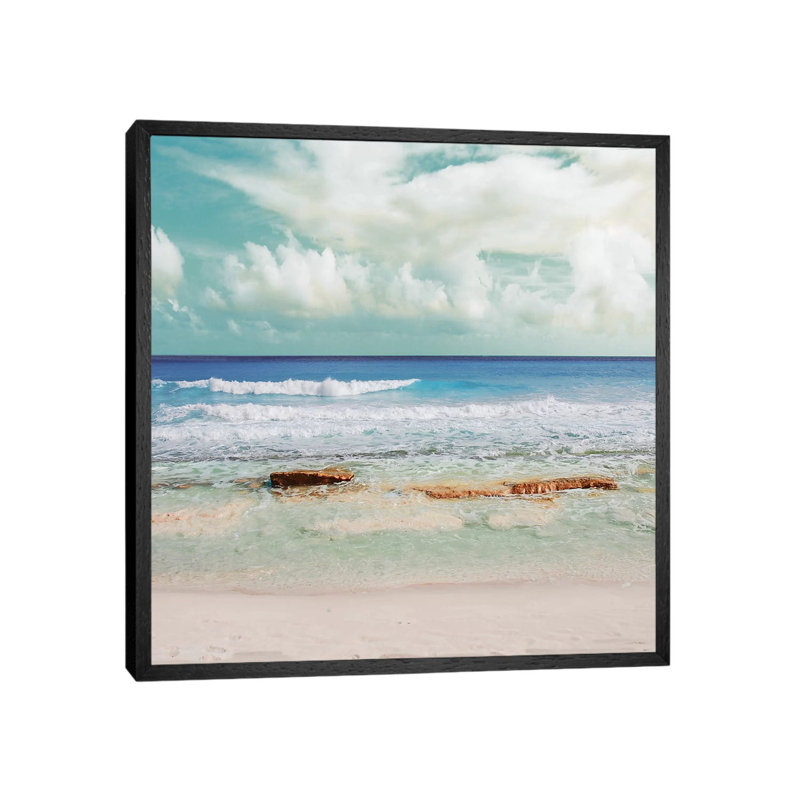 Cancun Magic II by Nan - Painting on Canvas, Black Framed, 45.72 cm H x 45.72 cm W