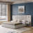 Upholstered Bed Frame With Headboard-1420061661-1420061662