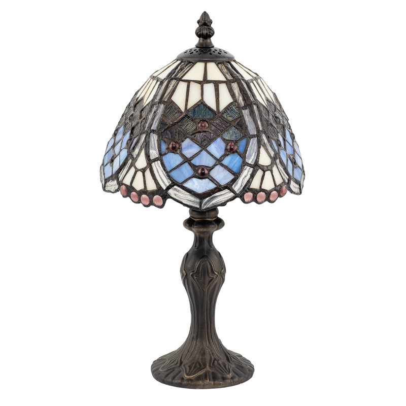 Metal Table Lamp, Purple