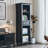 Black Solid + Manufactured Wood Display Cases