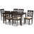 Annorah 6 - Person Four Leg Dining Set-712431645-712431644-804887738