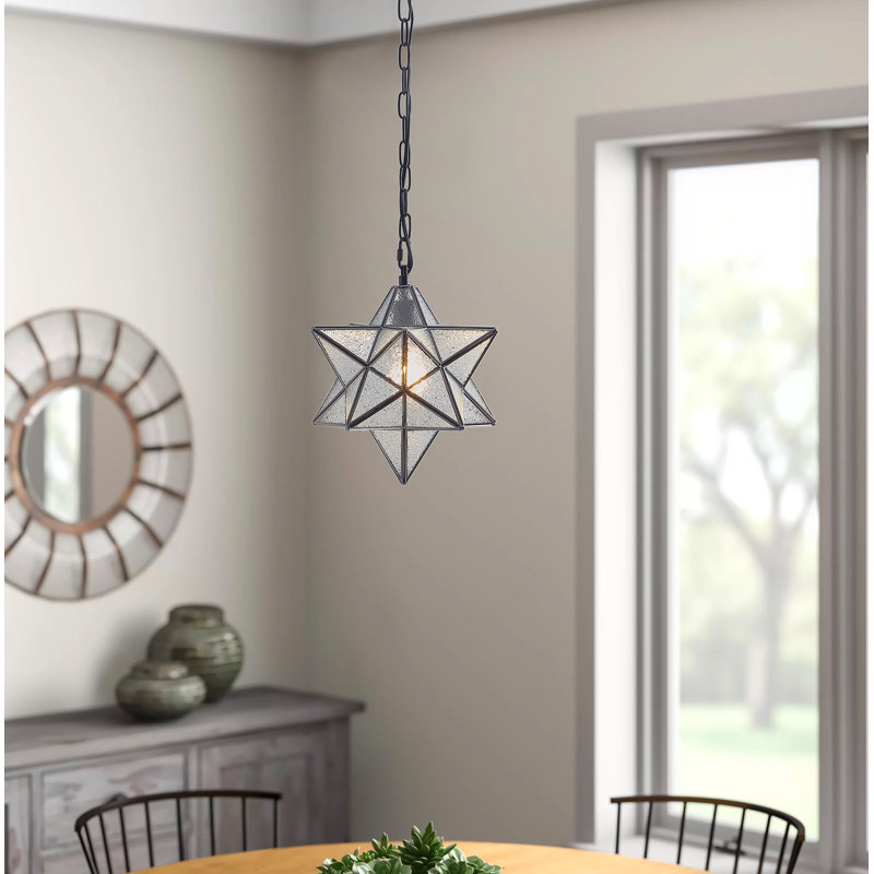 Modern 1-Light Geometric Pendant Light for Stylish Homes