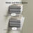 White Floating Shelves For Wall – Rustic Wood Wall Shelves With Metal Brackets For Bathroom, Bedroom, Kitchen, Or Living Room Decor Organization – Set Of 3, Sturdy Storage With 22Lb Capacity-124534137