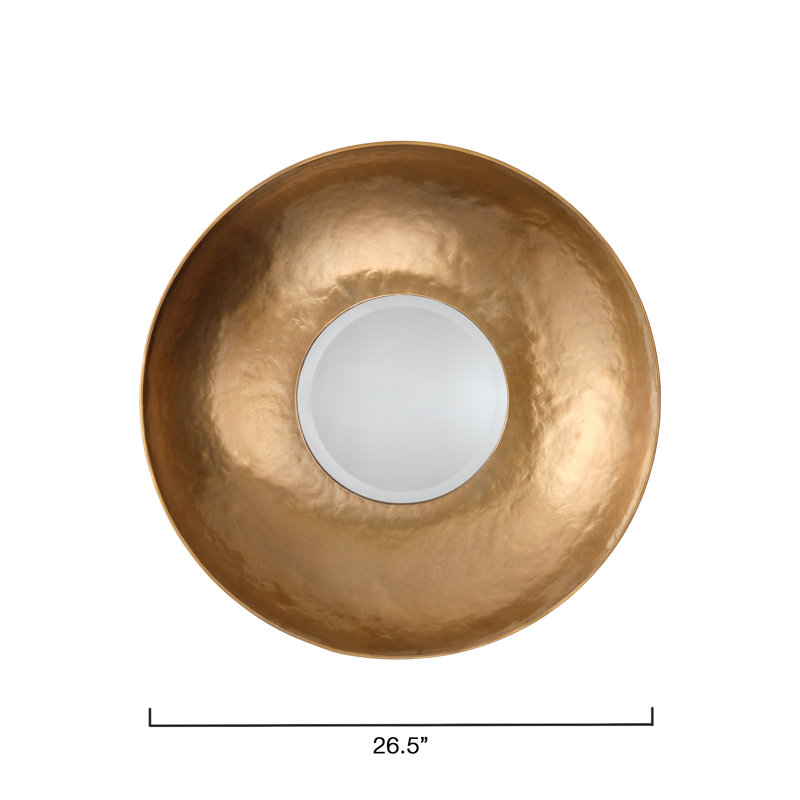 Theia Iron Round Wall Mirror