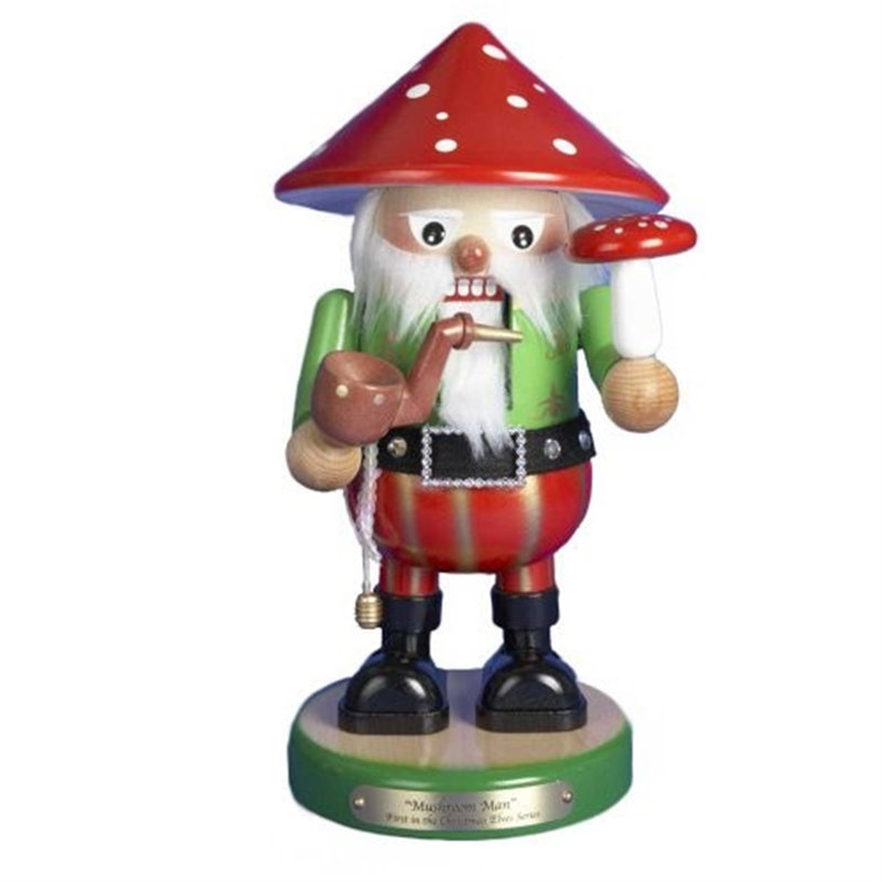 Mushroom Man Nutcracker