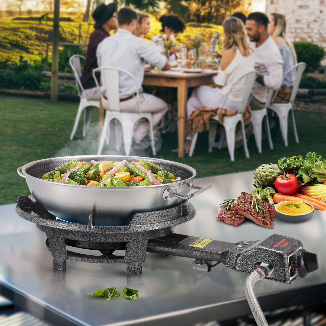 ARC Propane Burner Stove With Electron Strike, Portable Heavy Duty Cast Iron Burner ARC