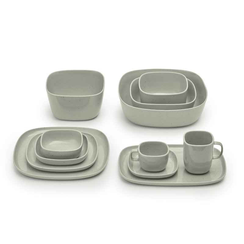 Bol en grès VAHLO - Moyen - Gris mirage, Gris