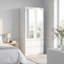 Jenness 2 Door Solid + Manufactured Wood Wardrobe