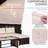 Patio Furniture - 3 Piece Outdoor With Chaise & , Plushy Seat And Cushions, Tempered Glass Table, Protected, Beige Couch Fluffy Tabletop, All-Weather,