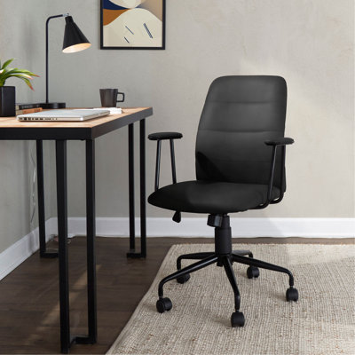 Chaise de bureau en similicuir