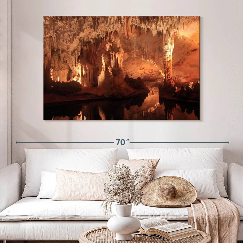 Dominican Republic Cave, 34" H x 51" W