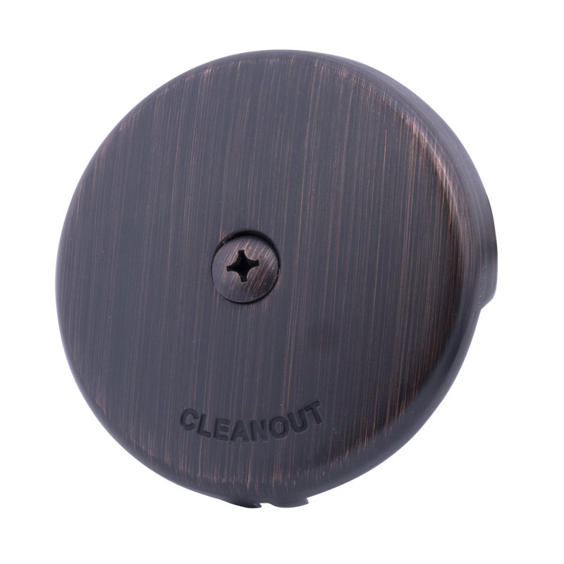 Drain Stopper Tub Drain with Overflow, Rubbed Bronze