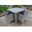 Bella Wicker Outdoor Dining Armchair-65091718-65091723
