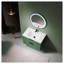 Meuble-lavabo 30 po avec lavabo en céramique - Meuble-lavabo flottant mural vert avec tiroirs, moderne