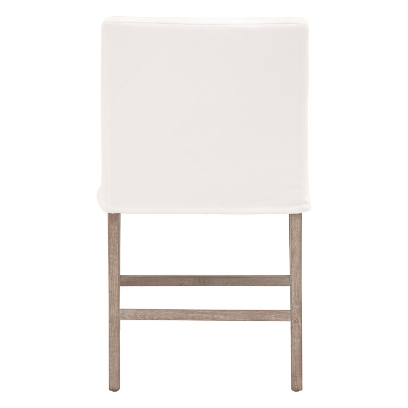 Almando Upholstered Counter Stool with Solid Wood Frame