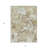 3' X 5' Taupe And Ivory Abstract Washable Indoor Outdoor Area Rug