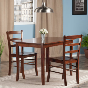 Hemphill 2 - Person Solid Wood Solid Wood Top Four Leg Dining Set