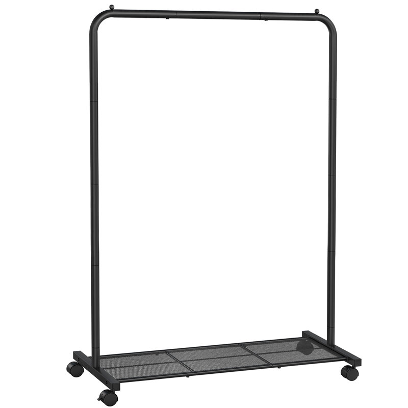 Mcvay 92.5cm Rolling Clothing Rack
