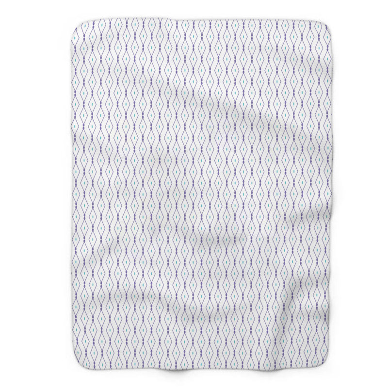 Couverture en sherpa de luxe 1 pièce Seaside Wonder 0090, L 60 po x L 80 po