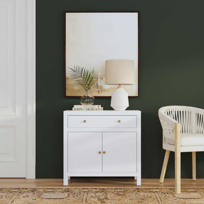 Celine 2-Door Solid Wood Accent Cabinet