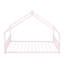 Lit double pleine grandeur en métal, rose-801898506