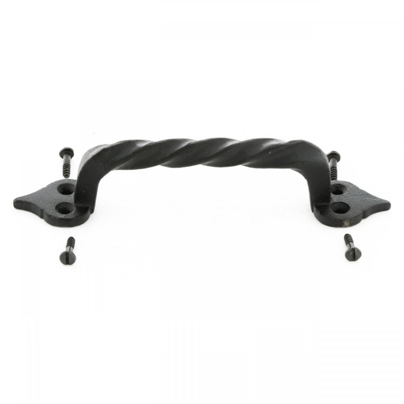 Wrought Iron Twisted Door Pull Plate