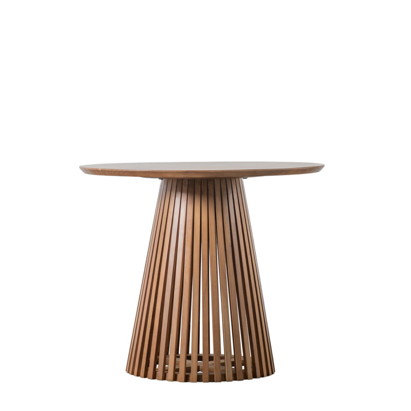 Acacia Round Solid Wood Dining Table