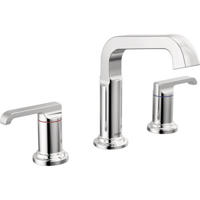 Tetra 3-Hole Widespread Bathroom Faucet, 2-Handle Bathroom Sink Faucet with Drain Assembly
