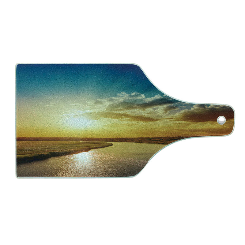 Planche à découper en verre trempé Ambesonne