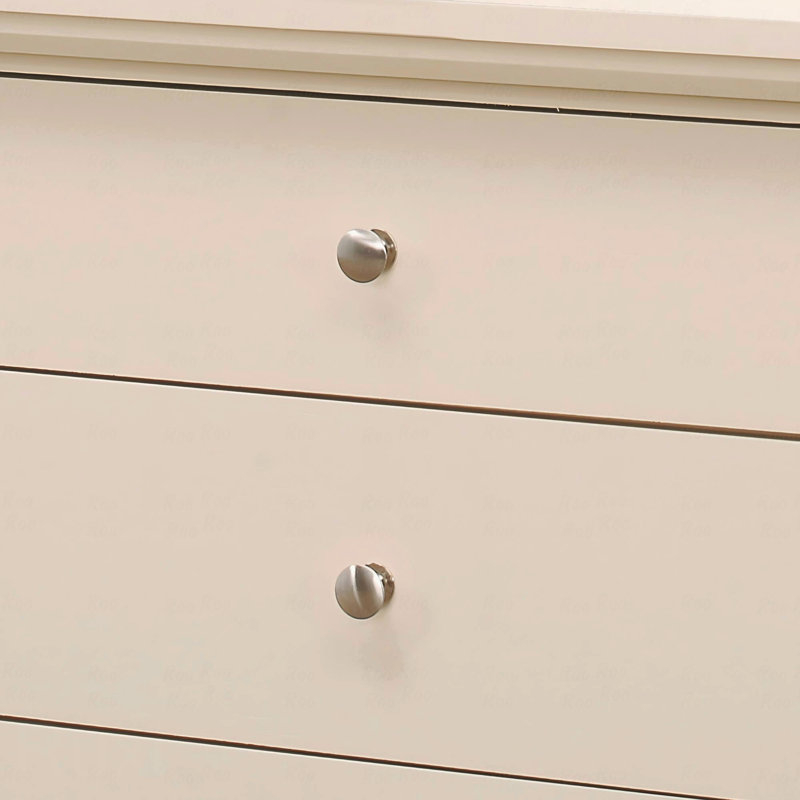 Basic Wooden Bedroom Nightstand, Beige